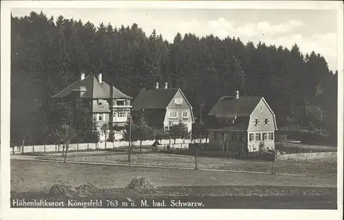 AK / Ansichtskarte Koenigsfeld Schwarzwald  / Koenigsfeld im Schwarzwald /Schwarzwald-Baar-Kreis LKR