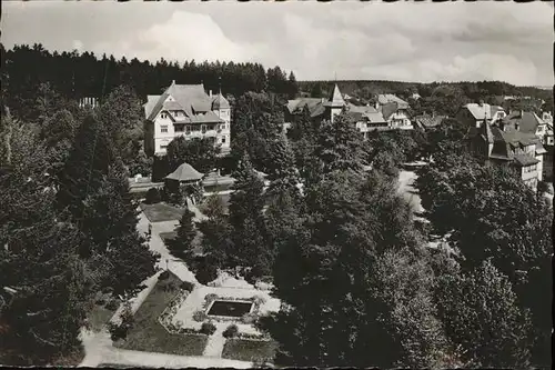 AK / Ansichtskarte Koenigsfeld Schwarzwald Kurgarten / Koenigsfeld im Schwarzwald /Schwarzwald-Baar-Kreis LKR