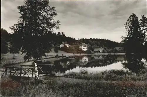 AK / Ansichtskarte Koenigsfeld Schwarzwald Saegeweiher / Koenigsfeld im Schwarzwald /Schwarzwald-Baar-Kreis LKR