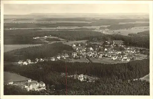 AK / Ansichtskarte Koenigsfeld Schwarzwald Flugaufnahme / Koenigsfeld im Schwarzwald /Schwarzwald-Baar-Kreis LKR