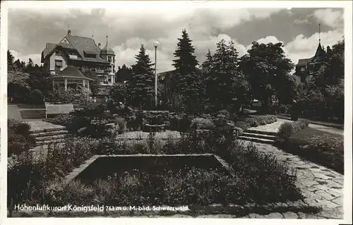 AK / Ansichtskarte Koenigsfeld Schwarzwald  / Koenigsfeld im Schwarzwald /Schwarzwald-Baar-Kreis LKR