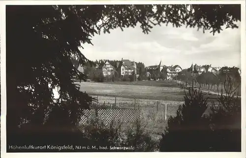 AK / Ansichtskarte Koenigsfeld Schwarzwald Schwarzwald / Koenigsfeld im Schwarzwald /Schwarzwald-Baar-Kreis LKR