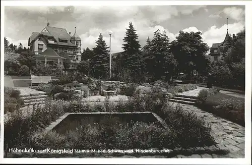 AK / Ansichtskarte Koenigsfeld Schwarzwald Hindenburgplatz / Koenigsfeld im Schwarzwald /Schwarzwald-Baar-Kreis LKR