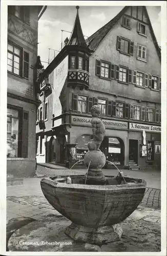 AK / Ansichtskarte Cannstatt Erbsenbrunnen Kat. Stuttgart