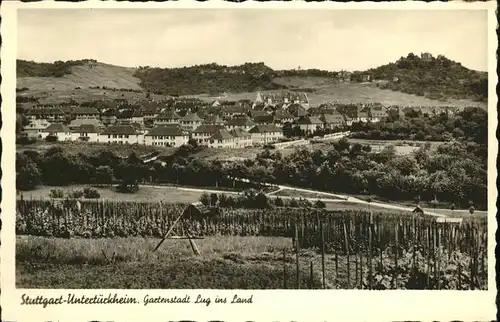 AK / Ansichtskarte Stuttgart Untertuerkheim Gartenstadt Lug ins Land Kat. Stuttgart