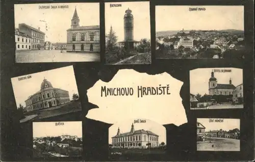 Mnichovo Hradiste Skola Namesti Kostel x