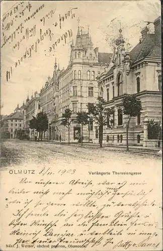 Olmuetz Olomouc Verlaengerte Theresiengasse / Olomouc /