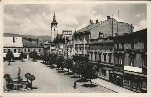 Leipnik Tschechien Kirche Brunnen / Lipnik nad Becvou /