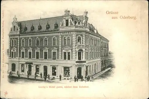 AK / Ansichtskarte Oderberg Tschechien Lustigs Hotel Garni