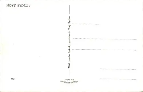 AK / Ansichtskarte Novy Bydzov Teilansicht / Neubidschow /