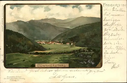 AK / Ansichtskarte Guenterstal Freiburg  / Freiburg im Breisgau /Breisgau-Hochschwarzwald LKR