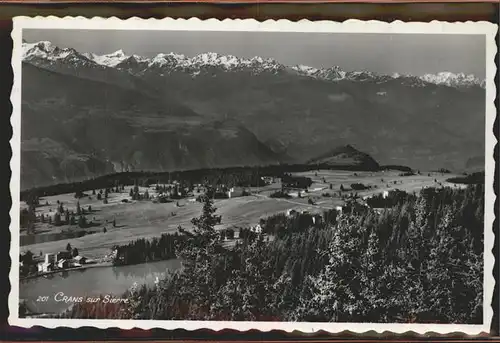 AK / Ansichtskarte Crans sur Sierre Panorama