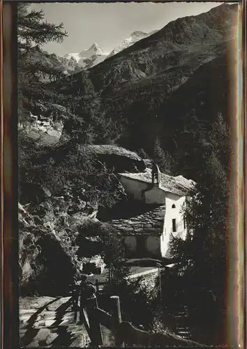 AK / Ansichtskarte Saas Fee Kapelle zur Hohen Stiege Kat. Saas Fee