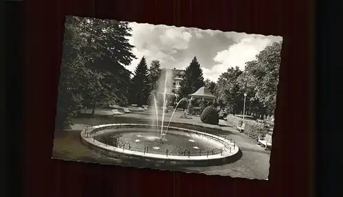 AK / Ansichtskarte Koenigsfeld Schwarzwald Springbrunnen / Koenigsfeld im Schwarzwald /Schwarzwald-Baar-Kreis LKR