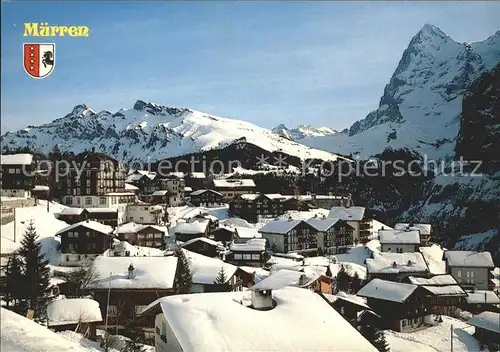 AK / Ansichtskarte Muerren BE mit Lauberhorn und Eiger / Muerren /Bz. Interlaken