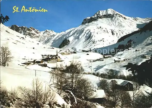 AK / Ansichtskarte St Antoenien GR mit Scheienfluh und Schollberg / St Antoenien /Bz. Praettigau-Davos