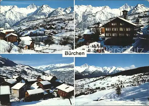 AK / Ansichtskarte Buerchen Panorama Ortsansichten / Buerchen /Bz. Raron