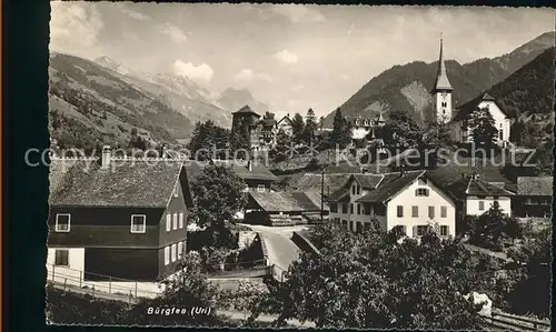 AK / Ansichtskarte Buerglen UR Dorfpartie / Buerglen UR /Bz. Uri