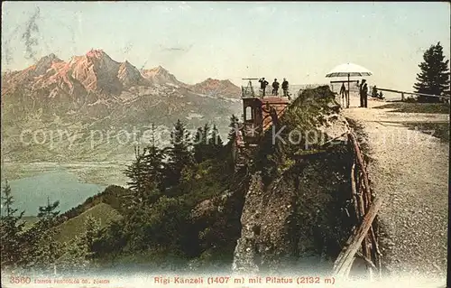 AK / Ansichtskarte Rigi Kaenzeli mit Pilatus /  /