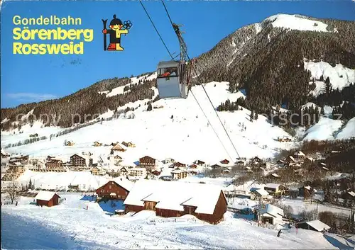 AK / Ansichtskarte Soerenberg LU Gondelbahn Soerenberg Rossweid / Soerenberg /Bz. Entlebuch