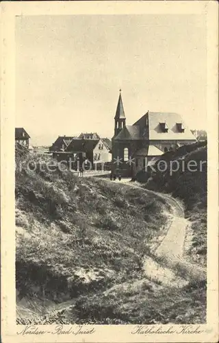 AK / Ansichtskarte Juist Nordseebad Kath Kirche / Juist /Aurich LKR