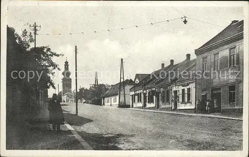 AK / Ansichtskarte Golcuv Jenikov Goltsch-Jenikau Strassenansicht / Golcuv Jenikov /Vysocina