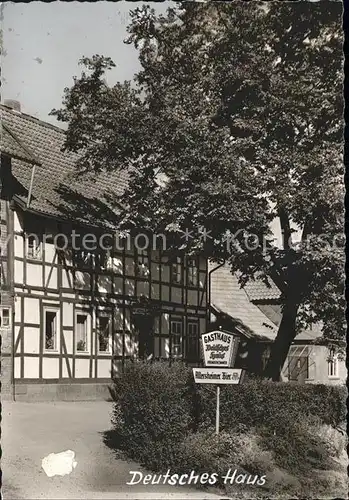 AK / Ansichtskarte Gruenenplan Deutsches Haus Kat. Delligsen