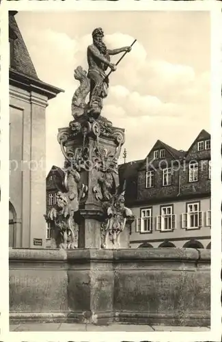 AK / Ansichtskarte Weilburg Marktbrunnen Kat. Weilburg Lahn