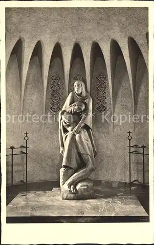 AK / Ansichtskarte Limburg Lahn Marienkirche der Pallottiner Pieta von Prof Karl Baur Kat. Limburg a.d. Lahn
