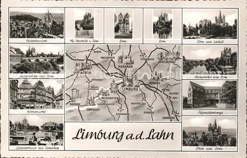 AK / Ansichtskarte Limburg Lahn und Umgebung Sehenswuerdigkeiten Kat. Limburg a.d. Lahn