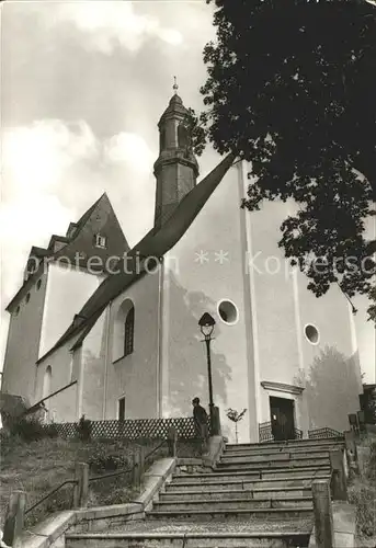 AK / Ansichtskarte Ehrenfriedersdorf Erzgebirge Wehrkirche St Nicklas Kat. Ehrenfriedersdorf