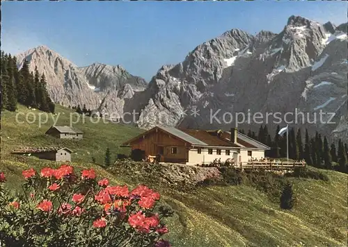 AK / Ansichtskarte Berchtesgaden Alpenwirtschaft Oberahornkaser Kuchler Goell Hoher Goell Kat. Berchtesgaden
