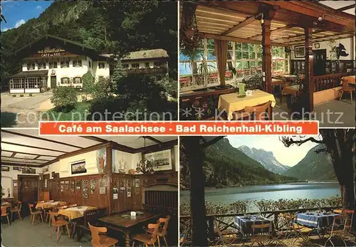 AK / Ansichtskarte Bad Reichenhall Cafe am Saalachsee Gasthaus Kat. Bad Reichenhall