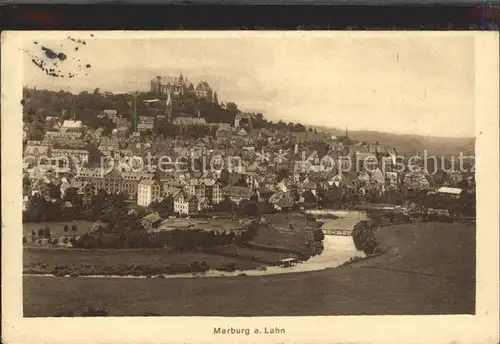 AK / Ansichtskarte Marburg Lahn Stadtbild mit Schloss Kat. Marburg