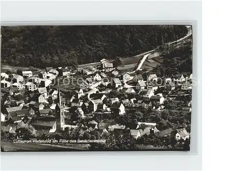 AK / Ansichtskarte Hartenrod Gladenbach Ortsansicht mit Kirche Luftkurort am Schelderwald Kat. Bad Endbach