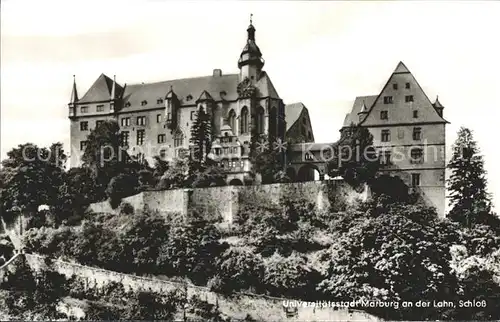 AK / Ansichtskarte Marburg Lahn Schloss Universitaetsstadt Kat. Marburg