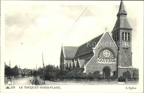 AK / Ansichtskarte Le Touquet Paris Plage Eglise Kat. Le Touquet Paris Plage