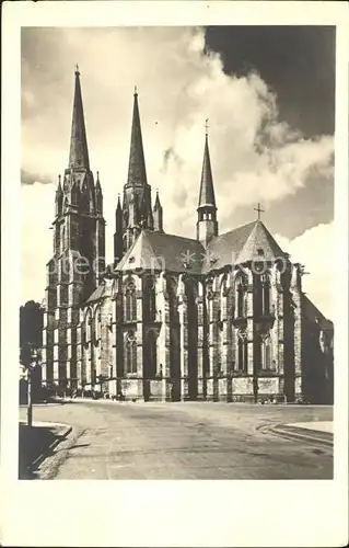 AK / Ansichtskarte Marburg Lahn Elisabethkirche 13. Jhdt. Handabzug Kat. Marburg