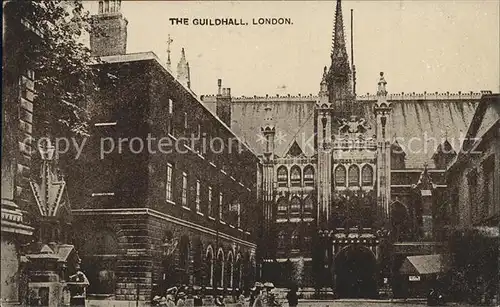 AK / Ansichtskarte London The Guildhall Kat. City of London