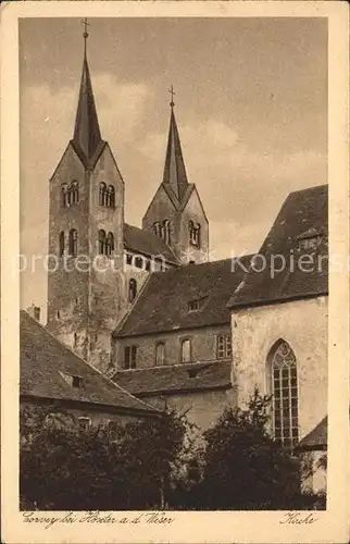 AK / Ansichtskarte Hoexter Weser Kirche Kat. Hoexter