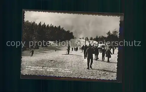 AK / Ansichtskarte Willingen Sauerland Skipiste am Ettelsberg Wintersportplatz Kurort Kat. Willingen (Upland)