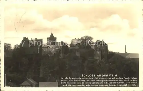 AK / Ansichtskarte Leisnig Schloss Mildenstein Kat. Leisnig