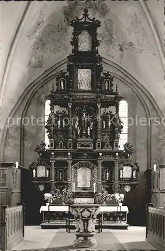 AK / Ansichtskarte Varel Jadebusen Schlosskirche Altar Kat. Varel