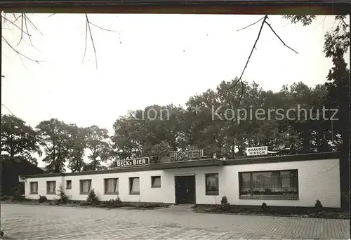 AK / Ansichtskarte Langendamm Friesland Hotel Brauner Hirsch Kat. Varel