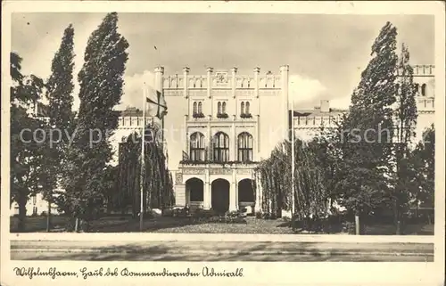 AK / Ansichtskarte Wilhelmshaven Haus des kommandierenden Admirals Wollmann Karte 1899 Kat. Wilhelmshaven