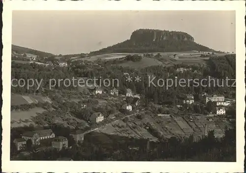 AK / Ansichtskarte Koenigstein Saechsische Schweiz Festung Stadt Kat. Koenigstein Saechsische Schweiz
