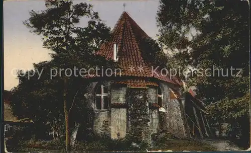 AK / Ansichtskarte Bispingen Alte Heidekirche aus dem 13ten Jhdt Kat. Bispingen Lueneburger Heide