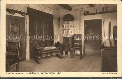 AK / Ansichtskarte Wilsede Lueneburger Heide Heidemuseum Altenteilerstube