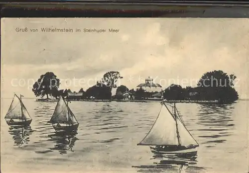 AK / Ansichtskarte Hagenburg Wilhelmstein Insel im Steinhuder Meer Wollmann Sammlung 1899 Kat. Hagenburg