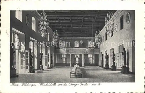 AK / Ansichtskarte Bad Wildungen Wandelhalle Georg Viktor Quelle  Kat. Bad Wildungen